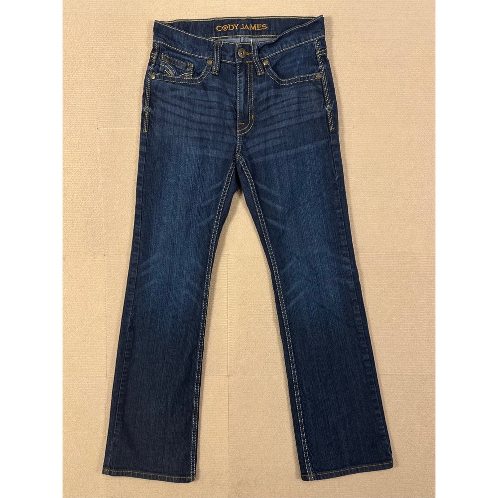 Cody James Bootcut Jeans Mens 29x32 Wyatt Slim Fit Dark Wash Stretch Denim
